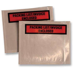 Quality Park Top-Print Front Packing List Envelopes - 5.5" x 4.5" - 100 / Box