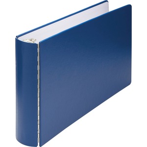 Wilson Jones Steel Back 3-Ring Vinyl Binder - Ledger - 11" x 17" - 375 Sheet x 2" Capacity - 1 Each - Blue