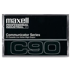 Maxell 90 Minutes Communicator Series Audio Cassette - 90Minute