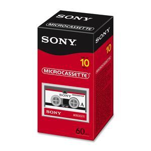 Sony 60 Minutes Microcassette - 10 x 60Minute