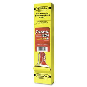 Lil' Drug Store Tylenol Extra Strength Tablets - Headache, Muscular Pain, Backache, Arthritis, Common Cold, Toothache, Menstrual Cramp, Fever - 30 / Box