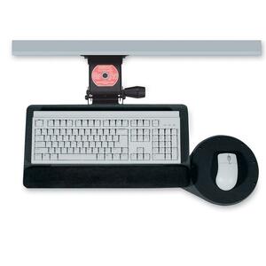 Ergonomic Concepts Articulating Keyboard/Mouse Platform - 5" x 20" x 10" - Black