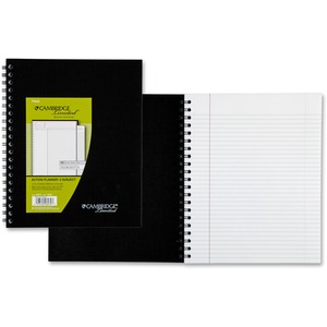Mead Cambridge Limited Business Notebook - 96 Sheet(s) - 20lb - Legal/Narrow Ruled - Letter 8.5" x 11" - 1 Each - White