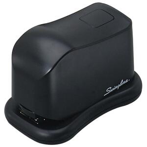Swingline Compact Electric Stapler - Electric Stapler - 12 Sheets Capacity - 105 Staple Capacity - 1/4" Staple Size - Black