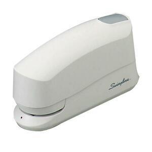 Swingline Personal Electric Stapler - Electric Stapler - 15 Sheets Capacity - 210 Staple Capacity - 1/4" Staple Size - Platinum