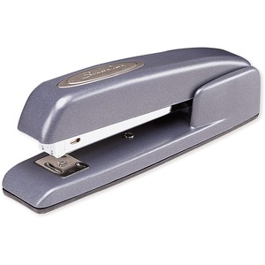 Swingline 747 Ergonomic Business Stapler - Desktop Stapler - 20 Sheets Capacity - 210 Staple Capacity - 1/4" Staple Size - Gunmetal Blue