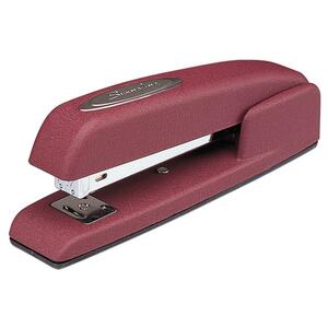Swingline 747 Ergonomic Business Stapler - Desktop Stapler - 20 Sheets Capacity - 210 Staple Capacity - 1/4" Staple Size - Burgundy