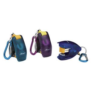 Swingline Tot Grip Stapler with Clip - Desktop Stapler - 12 Sheets Capacity - 1/4" Staple Size - Assorted