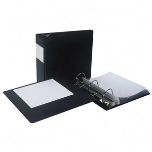 Samsill Antimicrobial D-Ring Binder With Label Holder - Letter - 8.5" x 11" - 375 Sheet x 2" Capacity - 1 Each - Black