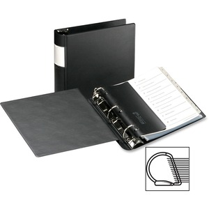 Samsill Top Performance DXL Locking D-Ring Binder - Letter - 8.5" x 11" - 480 Sheet x 3" Capacity - 1 Each - Black