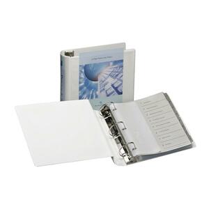 Samsill DXL Locking D-Ring Binder - Letter - 8.5" x 11" - 5" Capacity - 1 Each - White