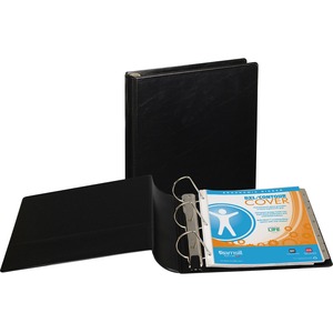 Samsill DXL Locking D-Ring Binder - Letter - 8.5" x 11" - 175 Sheet x 1" Capacity - 1 Each - Black