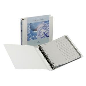Samsill DXL Locking D-Ring Binder - Letter - 8.5" x 11" - 175 Sheet x 1" Capacity - 1 Each - White
