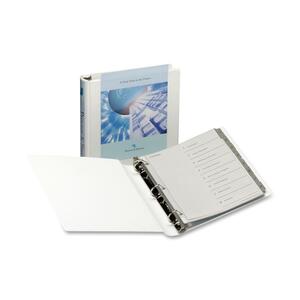 Samsill DXL Locking D-Ring Binder - Letter - 8.5" x 11" - 1.5" Capacity - 1 Each - White