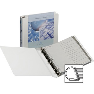 Samsill DXL Locking D-Ring Binder - Letter - 8.5" x 11" - 375 Sheet x 2" Capacity - 1 Each - White