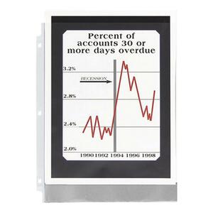 Samsill Top Loading Polypylene Sheet Protector - For Ring Binder - Letter 8.5" x 11" - Polypropylene - 100 / Box - Clear