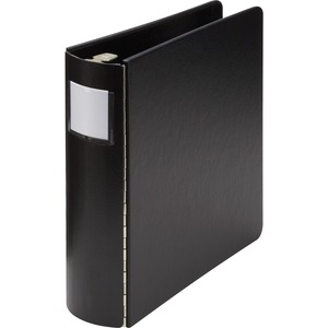 Wilson Jones Stiff Cover Round Ring Binder - Letter - 8.5" x 11" - 375 Sheet x 2" Capacity - 1 Each - Black