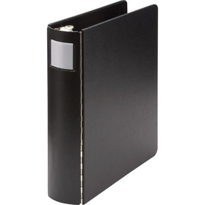 Wilson Jones Stiff Cover Round Ring Binder - Legal - 8.5" x 14" - 375 Sheet x 2" Capacity - 1 Each - Black