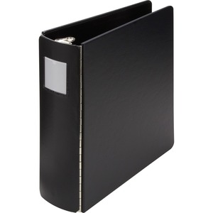 Wilson Jones Stiff Cover Round Ring Binder - Letter - 8.5" x 11" - 480 Sheet x 3" Capacity - 1 Each - Black