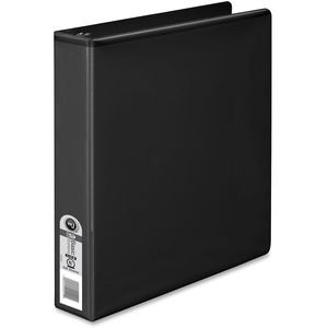 Wilson Jones Round Ring View Binder - Letter - 8.5" x 11" - 1.5" Capacity - 1 Each - Black, Clear, Clear