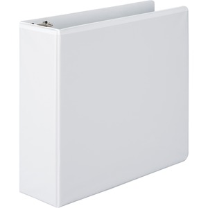 Wilson Jones Round Ring View Binder - Letter - 8.5" x 11" - 480 Sheet x 3" Capacity - 1 Each - White, Clear, Clear