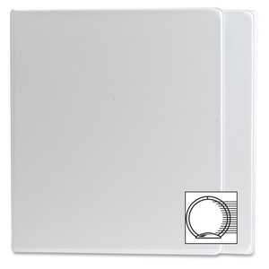Wilson Jones Round Ring View Binder with Label Holder - Letter - 8.5" x 11" - 1.5" Capacity - 1 Each - White