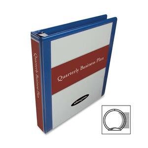 Wilson Jones Concealed Rivet View Binder - Letter - 8.5" x 11" - 1" Capacity - 1 Each - Blue