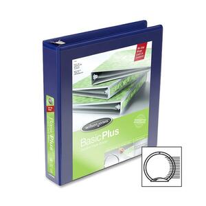 Wilson Jones Concealed Rivet View Binder - Letter - 8.5" x 11" - 1.5" Capacity - 1 Each - Blue