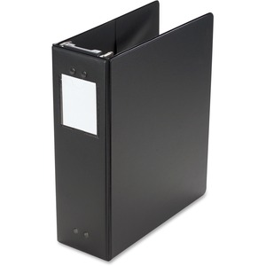 Wilson Jones Hanging Vinyl Ring Binder - Letter - 8.5" x 11" - 500 Sheet x 2" Capacity - 1 Each - Black