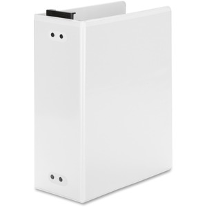Wilson Jones Clear Front Hanging Ring Binder - Letter - 8.5" x 11" - 700 Sheet x 3" Capacity - 1 Each - White