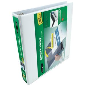Wilson Jones Smart-View Vinyl Binder - Letter - 8.5" x 11" - 1.5" Capacity - 1 Each - White