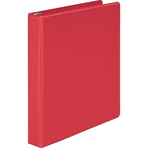 Wilson Jones Standard Round Ring Binder - Letter - 8.5" x 11" - 1" Capacity - 1 Each - Red