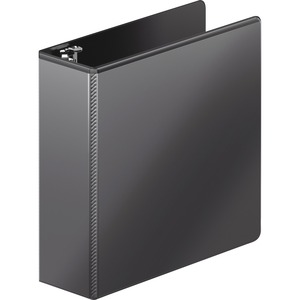 Wilson Jones Dubllock D-ring View Binder - Letter - 8.5" x 11" - 3" Capacity - 1 Each - Black