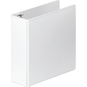 Wilson Jones Dubllock D-ring View Binder - Letter - 8.5" x 11" - 3" Capacity - 1 Each - White