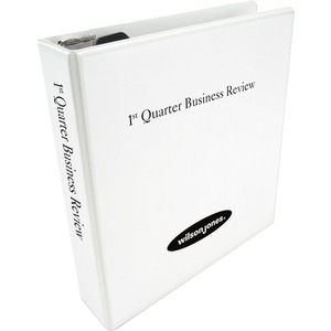 Wilson Jones D-Ring View Binder - Letter - 8.5" x 11" - 480 Sheet x 2" Capacity - 1 Each - White