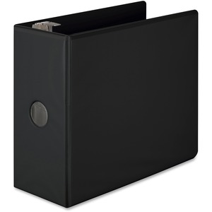 Wilson Jones D-Ring View Binder - Letter - 8.5" x 11" - 5" Capacity - 1 Each - Black