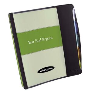 Wilson Jones View-Tab Presentation Binder - 8.5" x 11" - Letter - 1 Each - Black