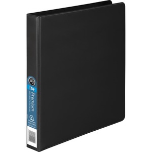 Wilson Jones Locking D Ring Binder - Letter - 8.5" x 11" - 1" Capacity - 1 Each - Black