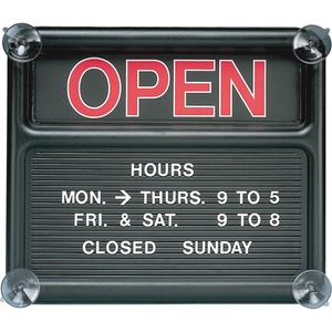 Black Indication Sign