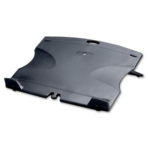 Compucessory Folding Notebook Stand - Plastic - Black