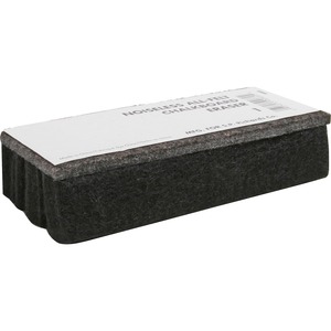 Sparco All Felt Chalk Board Eraser - Dustless - Black - Felt