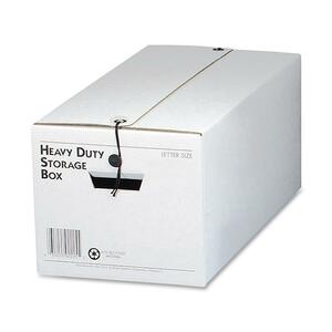 Sparco Heavy-Duty Storage File - Letter - External Dimensions 10" Height x 24" Width x 12" Depth - White