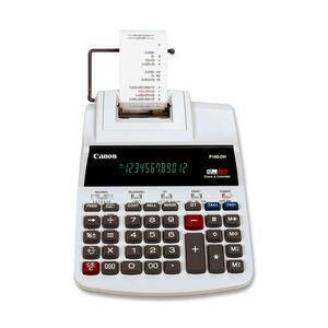 Canon P160DH Printing Calculator - 12 Character(s) - Fluorescent - Power Adapter Powered - 2.44" x 7.44" x 10.44"