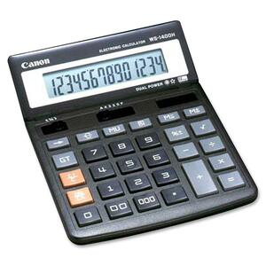 Canon WS1400H Tilt Display Calculator - 14 Character(s) - Solar, Battery Powered