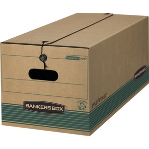 Fellowes Bankers Box Storage Box - Legal - Internal Dimension 10" Height x 15" Width x 24" Depth - External Dimensions 10.75" Height x 15.25" Width x 24" Depth - Blue, Brown