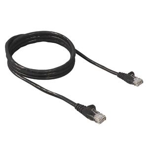 Belkin FastCAT Cat.5e Cable - RJ-45 Male - RJ-45 Male - 7ft - Black