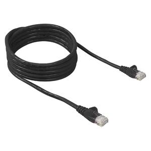 Belkin FastCAT Cat.5e Cable - RJ-45 Male - RJ-45 Male - 100ft - Black