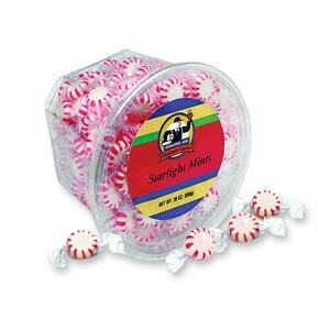 Genuine Joe Tub of Starlight Mints - Starlight Mint - Individually Wrapped - 30 oz - 1 Each