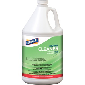 Genuine Joe Concentrated Citrus Neutral Cleaner - Liquid Solution - 1gal - White