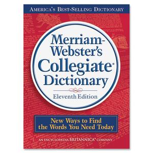 Collegiate Dictionary 11th Edition - Click Image to Close